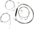 Standard Stainless Braided Handlebar Cable/Brake Line Kit 06100344