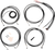 Complete Black Vinyl Braided Handlebar Cable/Brake Line Kit 06101253