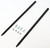 FENDER TRIM SET 2-PIECE BLACK FL 49-84-820-57101