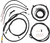 Complete Midnight Braided Handlebar Cable/Brake Line Kit — Standard 06621113