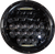 LED HEADLIGHT 7" 90W BLACK 3500/2400 LUMENS-820-0362