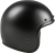 .38 RETRO HELMET MATTE BLACK XS-77-1201XS