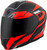 EXO-GT920 MODULAR HELMET SHUTTLE BLACK/RED SM-75-1447S