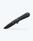 Look no further than the 430BK-02 Redoubt® for all-encompassing preparedness from self-defense to hard-use utility. The new under-the-radar, all-black variant of this robust EDC features tough CPM-D2 blade steel with a Black Cerakote finish and durable Black Grivory® handles with a highly textured pattern for a sure grip with or without gloves. Offered with a plain edge or serrated drop-point blade

AXIS® Lock

blade style

Drop-Point

handle

Grivory®

pocket clip

Deep Carry

blade finish

Cerakote®

blade color

Black

clip color

Black

clip finish

Black Oxide

clip position

Tip-up

clip type

Deep Carry

ambidextrous

Yes

handle material

Grivory®

handle color

Black

lanyard hole

Yes

blade steel

CPM-D2 Tool Steel (60-62HRC)

weight

3.72oz | 105.46g