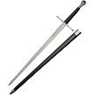 47" overall. 36" satin finish double edge carbon steel blade. Black cord wrapped handle. Stainless guard and pommel. Black synthetic scabbard. Boxed. Made in China.
Part Number: BT2703
Product: Medieval Sword
Brand: Battle Tested
Made in: China
In Stock