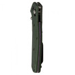 Highly regarded as one of the most quintessential EDCs of all time, the 940 Osborne is slim, stylish, and can perform in just about any situation imaginable. The 940 features a satin plain reverse tanto blade with a green anodized aluminum handle. The manual opening blade contains strong CPM-S30V blade steel. Made in USA.

Specifications

Designer:	Osborne
Mechanism:	AXIS®
Action:	Manual-opening
Blade Steel:	CPM-S30V | 58-60 HRC
Blade Length:	3.40" | 8.64cm
Blade Thickness:	0.115" | 2.92mm
Open Length:	7.87" | 19.99cm
Closed Length:	4.47" | 11.35cm
Handle Thickness:	0.41" | 10.41mm
Weight:	2.90oz. | 82.21g
Features

Blade Edge	Plain
Blade Finish/Color	Satin
Blade Steel	CPM-S30V (58-60 HRC)
Blade Style/Shape	Reverse Tanto
Clip Type	Standard
Clip Position	Reversible Tip-Up
Glass Breaker	No
Handle Material	Green Anodized Aluminum
Handle Color	Green
Lanyard Hole	No
MOLLE Compatible	No
Sheath Type	No Sheath
Use	Every Day, Outdoor
Blade Style	Plain Reverse Tanto
Handle Material	Blade Finish: Finish Satin Blade Steel: CPM-S30V (58-60) Handle Material: Green Anodized Aluminum(Green)