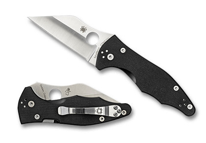 Designed by noted personal-defense trainer Michael Janich, the Yojimbo 2 is an evolved expression of his original Spyderco Yojimbo design, which pioneered the application of the Wharncliffe blade in tactical folders. The refined ergonomics of the Yojimbo 2 complement the natural contours of the hand, ensuring maximum surface contact and positive control. They also encourage a thumb-forward grip and make the 3-1/4-inch CPM S30V blade a natural extension of the hand.

The PlainEdge straight cutting edge of the hollow-ground blade offers extreme cutting performance by transferring power all the way to the tip and ensures improved point strength. Nested stainless steel liners provide structural strength and form the backbone of the knife's high-strength Compression Lock® mechanism.

Textured G-10 scales and a four-position clip guarantee a non-slip grip and rapid deployment from all carry positions.

Overall Length
7.69" (195mm)
Blade Length
3.2" (81mm)
Steel
CPM S30V
Closed Length
4.49" (114mm)
Edge Length
3" (76mm)
Weight
4.1oz (116g)
Blade Thickness
0.145" (3.7mm)
Handle
G-10
Clip Position
Ambi
Tip Carry Position
4-position
Lock Type
Compression
Grind
Hollow
Sheath
N/A
Origin
United States