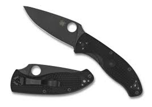 Proudly offering all the features and benefits that define a Spyderco knife in a budget-friendly package, the Tenacious has long been the centerpiece of our Value Folder line. The Tenacious Lightweight raised the bar even further, replacing the original G-10 scales with injection-molded fiberglass-reinforced nylon (FRN) that reduced the knife’s weight by almost 12 percent and adds the extreme grip security of Spyderco’s Bi-Directional Texture™ pattern.

For tactical end users, the newest version of this lightweight powerhouse adds a low-profile black-oxide blade coating and matching black-coated hardware and clip.

Overall Length
7.77" (197mm)
Blade Length
3.39" (86mm)
Steel
8Cr13MoV
Closed Length
4.38" (111mm)
Edge Length
3.39" (86mm)
Weight
3.7oz (105g)
Blade Thickness
0.122" (3.1mm)
Handle
FRN
Clip Position
Ambi
Tip Carry Position
4-position
Lock Type
LinerLock
Grind
Full-Flat
Sheath
N/A
Origin
China