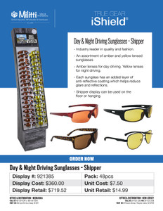 Day & Night Driving Sunglasses Shipper - 48pcs Day & Night Driving Sunglasses Shipper - 48pcs