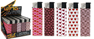 $1.99 Love Electronic Lighter (50/1000) (1000 lighters per quantity ordered) $1.99 Love Electronic Lighter (50/1000) (1000 lighters per quantity ordered)
