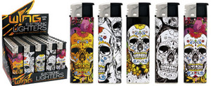 $1.99 Skull Design Electronic Lighter (50/1000) (1000 lighters per quantity ordered) $1.99 Skull Design Electronic Lighter (50/1000) (1000 lighters per quantity ordered)