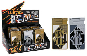 $9.99 Geometric New York Metal Turbo Lighter (12/240) (240 Lighters per quantity ordered) $9.99 Geometric New York Metal Turbo Lighter (12/240) (240 Lighters per quantity ordered)