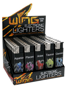 $1.99 Zodiac Electronic Lighter (50/1000) (1000 lighters per quantity ordered) $1.99 Zodiac Electronic Lighter (50/1000) (1000 lighters per quantity ordered)