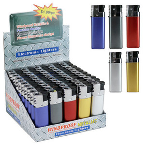 $1.99 Metallic Windproof Electronic Lighter (1000 lighters per quantity ordered) $1.99 Metallic Windproof Electronic Lighter (1000 lighters per quantity ordered)