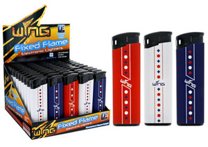 $1.99 Rubberized Design Fixed Flame Electronic Lighter (50/1000) (1000 lighters per quantity ordered) $1.99 Rubberized Design Fixed Flame Electronic Lighter (50/1000) (1000 lighters per quantity ordered)