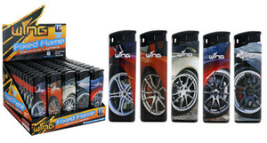 $1.99 Wheels Fixed Flame Electronic Lighter (50/1000) (1000 lighters per quantity ordered) $1.99 Wheels Fixed Flame Electronic Lighter (50/1000) (1000 lighters per quantity ordered)