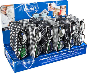 $14.99 Black & White Reader & Case - Uma in 24pcs PDQ $14.99 Black & White Reader & Case - Uma in 24pcs PDQ