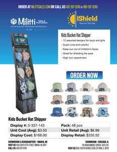 Kids Bucket Hat Shipper - 48pcs Kids Bucket Hat Shipper - 48pcs