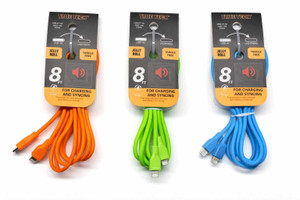 $14.99 Lightning to USB-C 8 FT Jelly Roll Cable