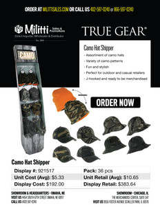 Pro Guide Camo Hat Shipper