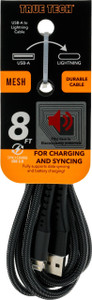 $14.99 Lightning to USB-A 8FT Mesh Cable