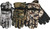 $11.99 Pro Guide Camo Winter Gloves