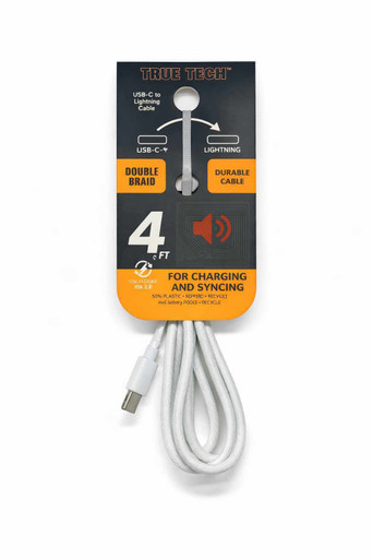 $9.99 Lightning to USB-C 4FT Double Braid Cable
