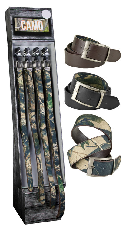 Pro Guide Camo Belts Shipper - 48pcs