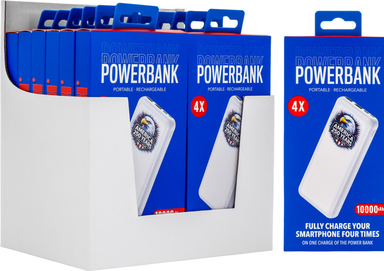 $19.99 Patriotic Power Bank 10,000 mAh