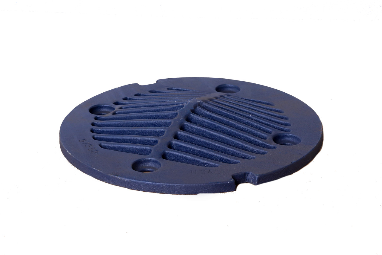 Zurn 46234-1 PN400-6B-STR Flat Round Drain Grate 6 OD Zn