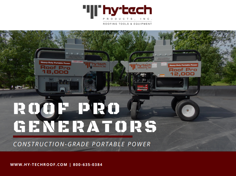 Roof Pro Generators Brochure