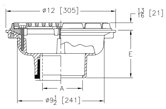 Watts Rd 300 W Roof Drain With 4 In Internal Water Dam Specifications