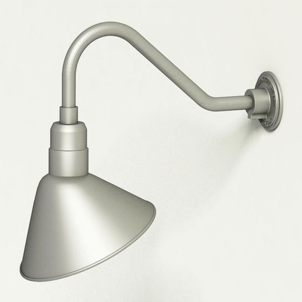 Classic Angle Shade Gooseneck Sign Light