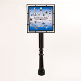 Contemporary Sign Holder System with Sign Bracket Store Sign