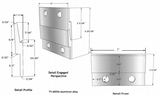 Schematic of Light Duty French Cleat