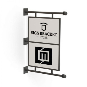 Bel Largo Sign Bracket with 2 PVC Sign Blanks Bel Largo Sign Bracket with 2 PVC Sign Blanks
