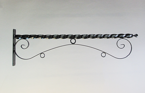 Lower Scroll Twisted Arm Blade Sign Bracket Lower Scroll Twisted Arm Blade Sign Bracket