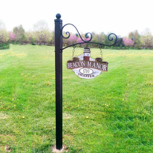 Milano Post System with sign Milano Post System with sign