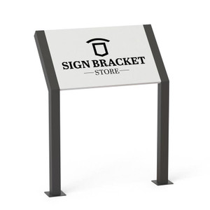 Viewpoint Wayfinding Post and Panel System 24" height sign Viewpoint Wayfinding Post and Panel System 24" height sign