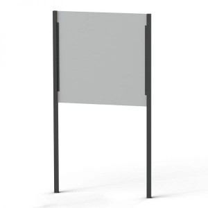 Christopher Post and Panel Sign System with 48" square sign blank Christopher Post and Panel Sign System with 48" square sign blank