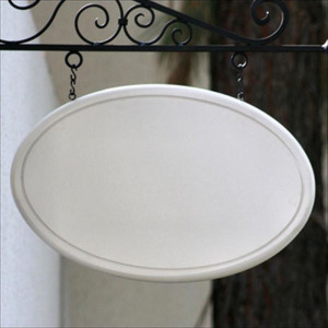 Oval Premier Cellular PVC Sign Blank Oval Premier Cellular PVC Sign Blank