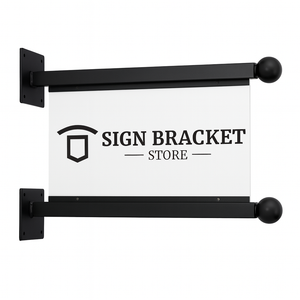 Montamar Rigid Banner Bracket Pair on white background 