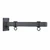 Universal Straight Arm Bracket with Adjustable Ring Centers on white background