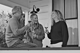people enjoying wine