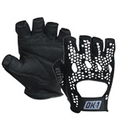 Black Mesh Backed Gloves