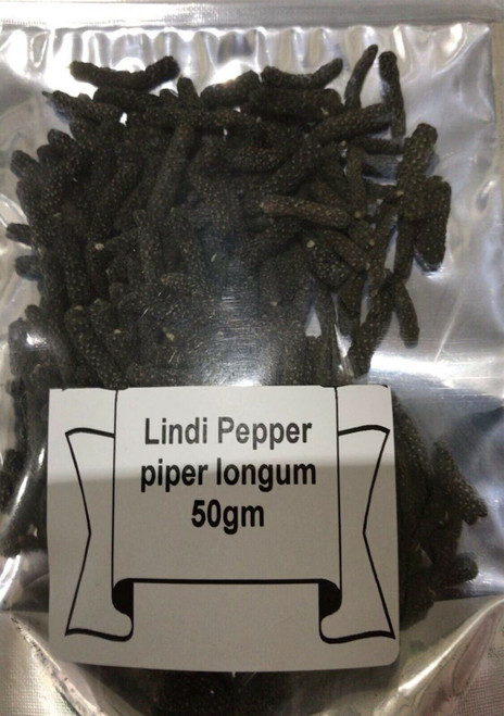 organic Whole Lindi Pipper Pepper, Piper Longum 50g 