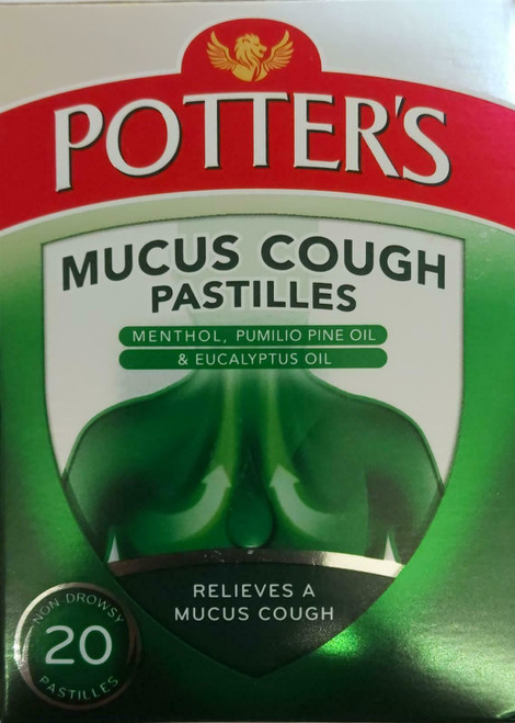 Potters Mucus Cough Pastilles (20 pastilles)