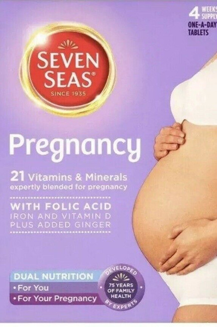 Seven Seas Pregnancy 21 Vitamin and Minerals - Pack of 28 Tablets