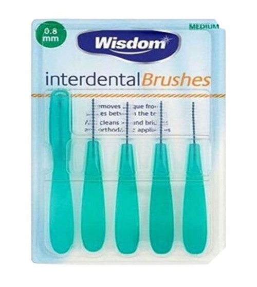 Wisdom Interdental Brushes are designed to clean larger spaces between the teeth and around bridgework and orthodontic appliances.