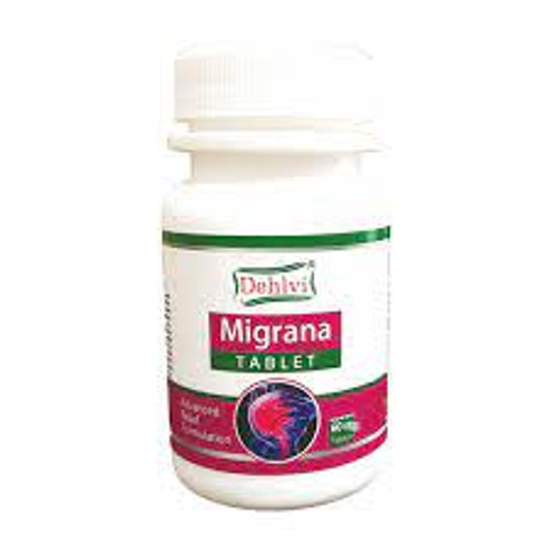 Migrana advanced relief from migraine headaches 60 tablets
